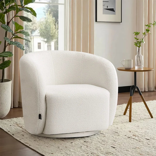 Rotating Tub Chair in Cream