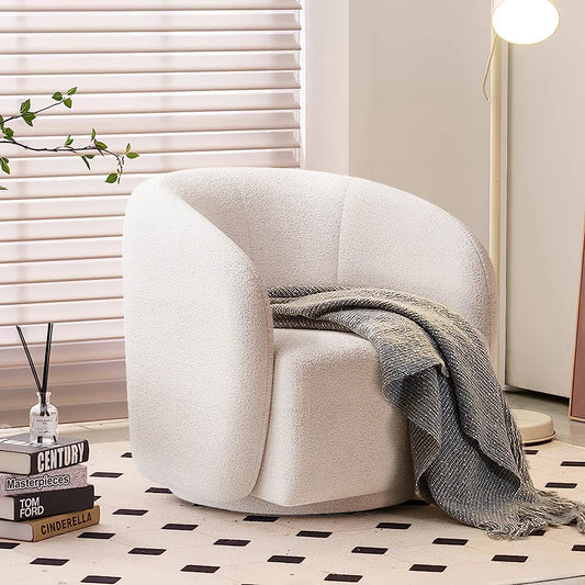 Rotating Tub Chair in Cream